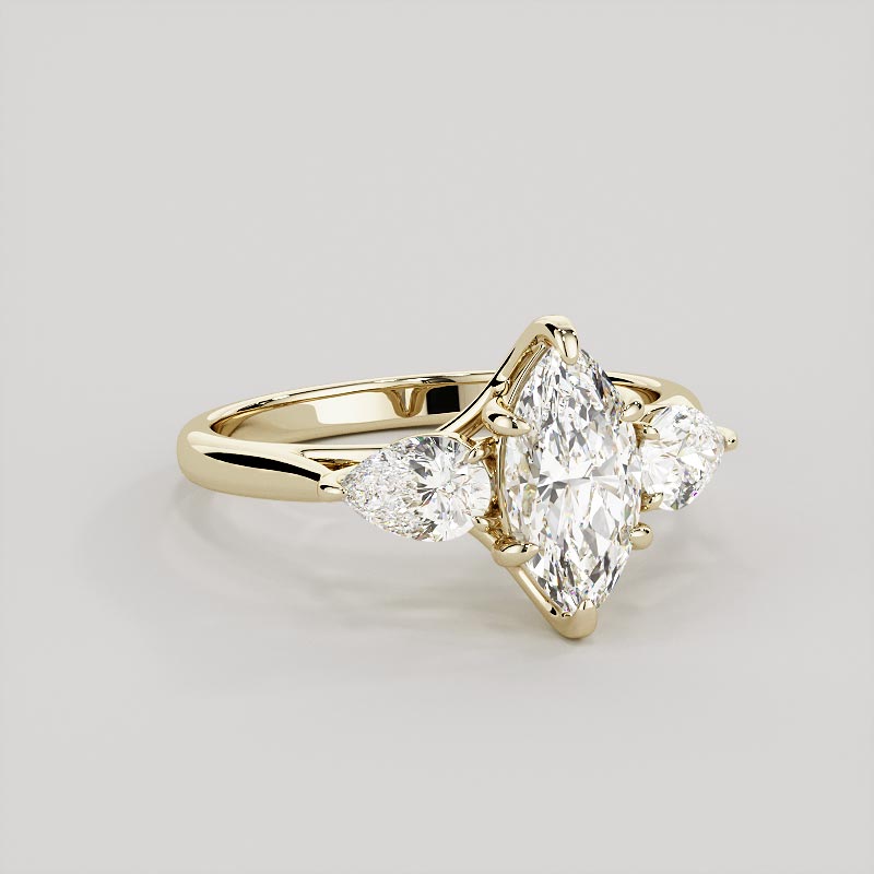 Blessed Union 3 Stone Engagement Rings