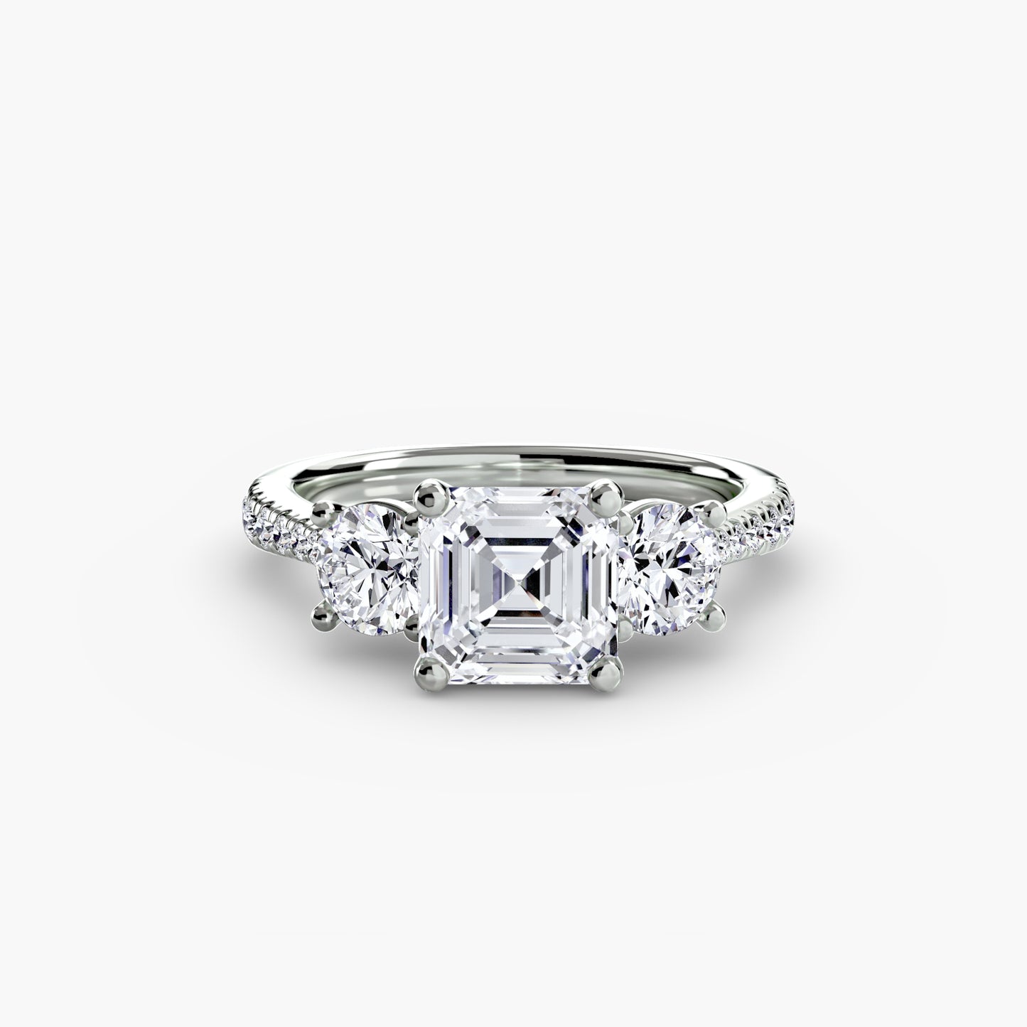 Eternelle Pavé Platinum Ring