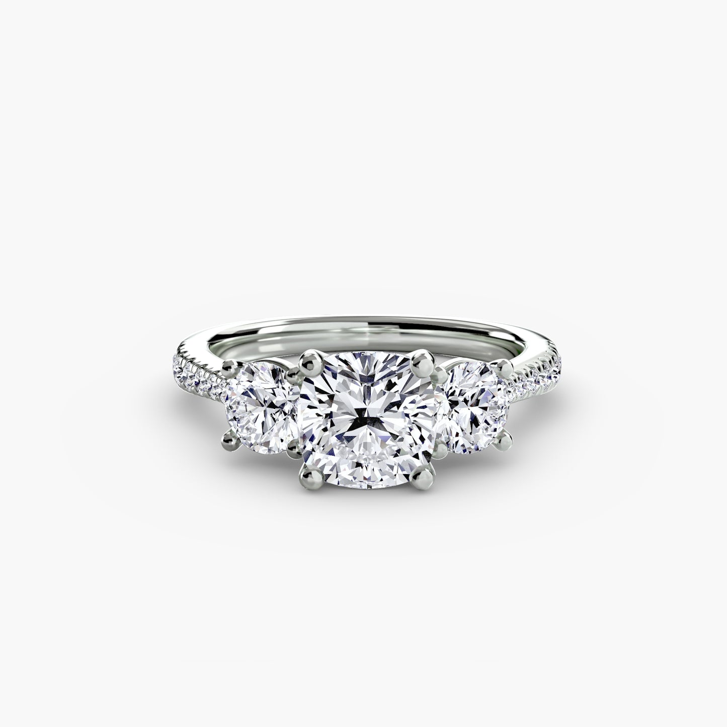 Eternelle Pavé Platinum Ring