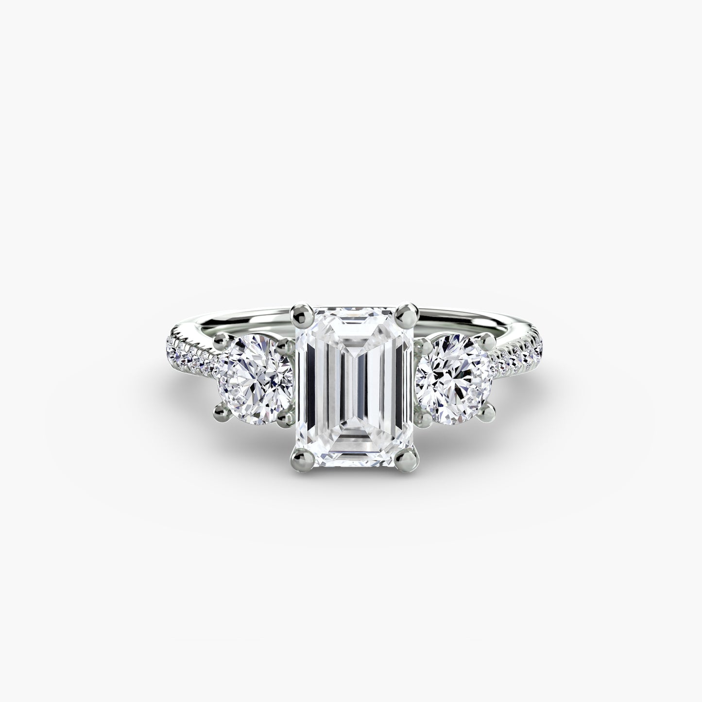 Eternelle Pavé Platinum Ring