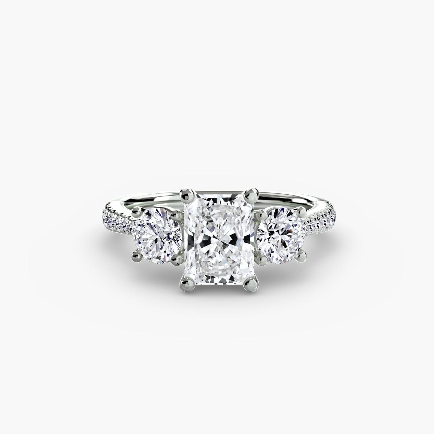 Eternelle Pavé Platinum Ring
