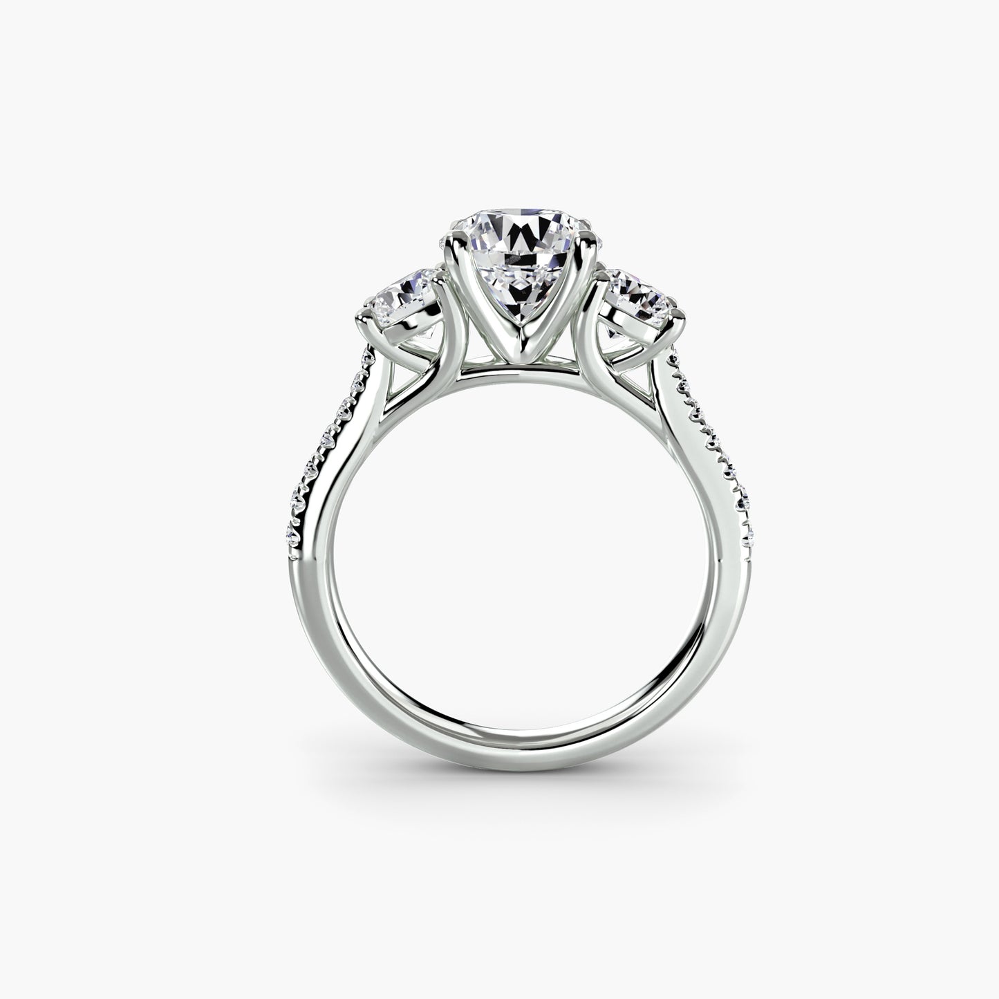 Eternelle Pavé Platinum Ring
