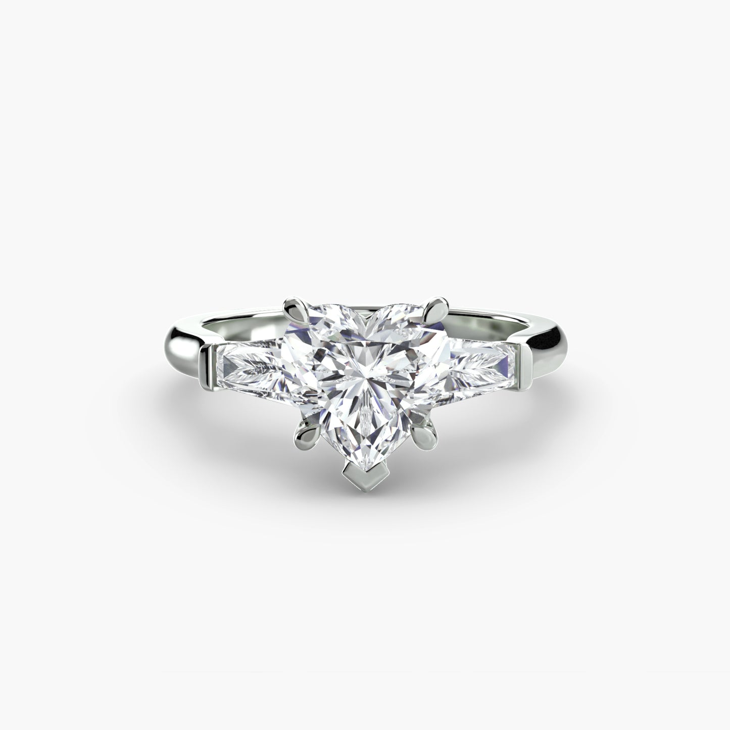 Trinity Grace III 18K White Gold Ring