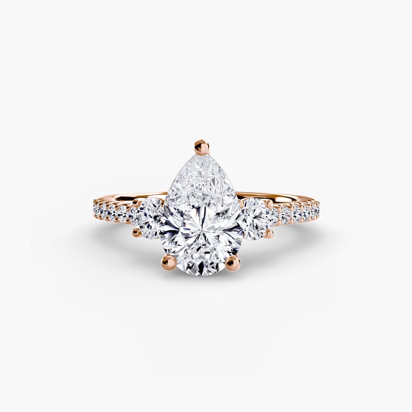 Tri Lumine Pavé Ring