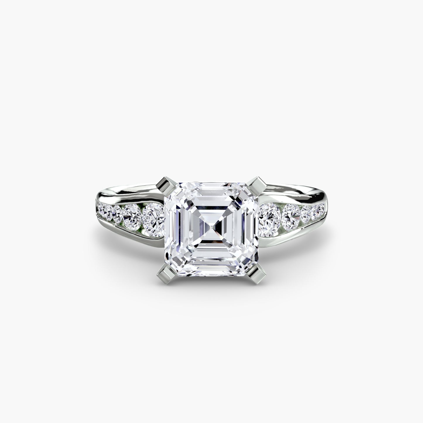 Pavé Promise II 18K White Gold Ring
