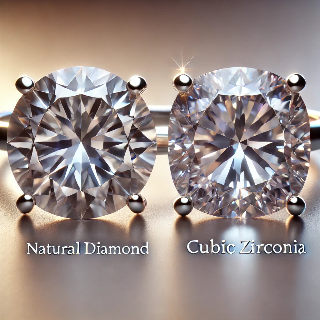 Natural Diamonds vs Cubic Zirconia