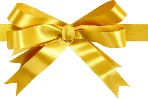 Golden bow of i gift of timless jewellery 