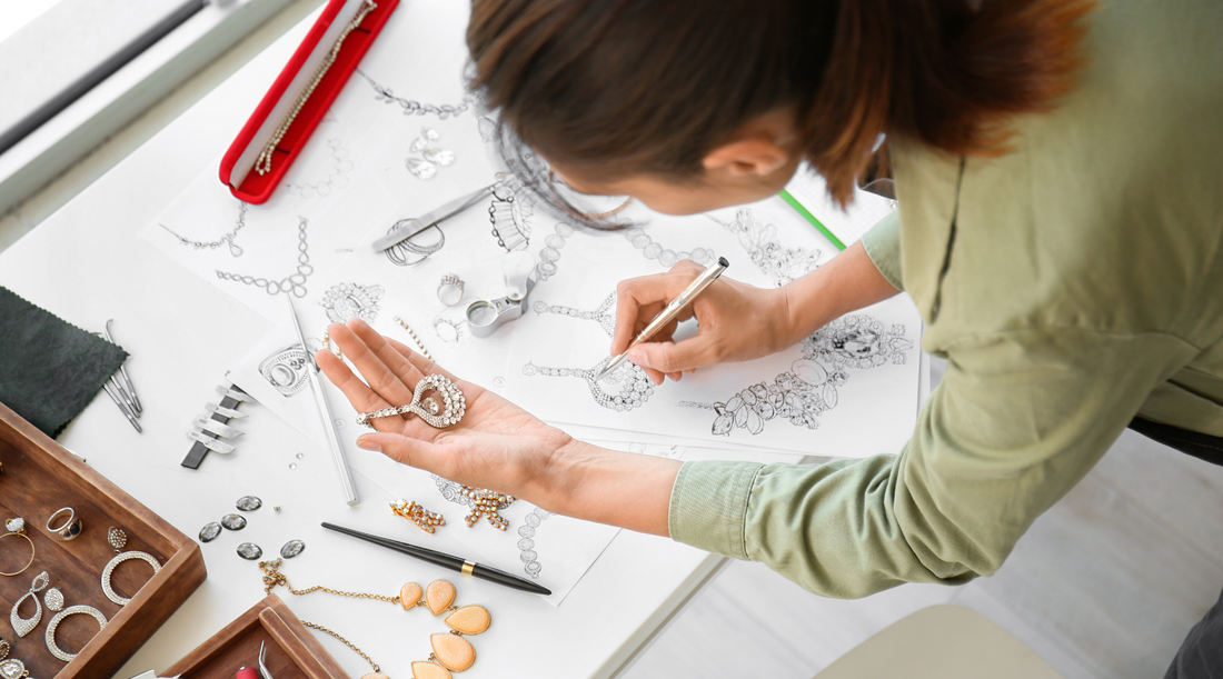 Jewellery CAD designer working