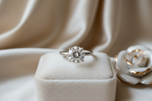 moissanite ring