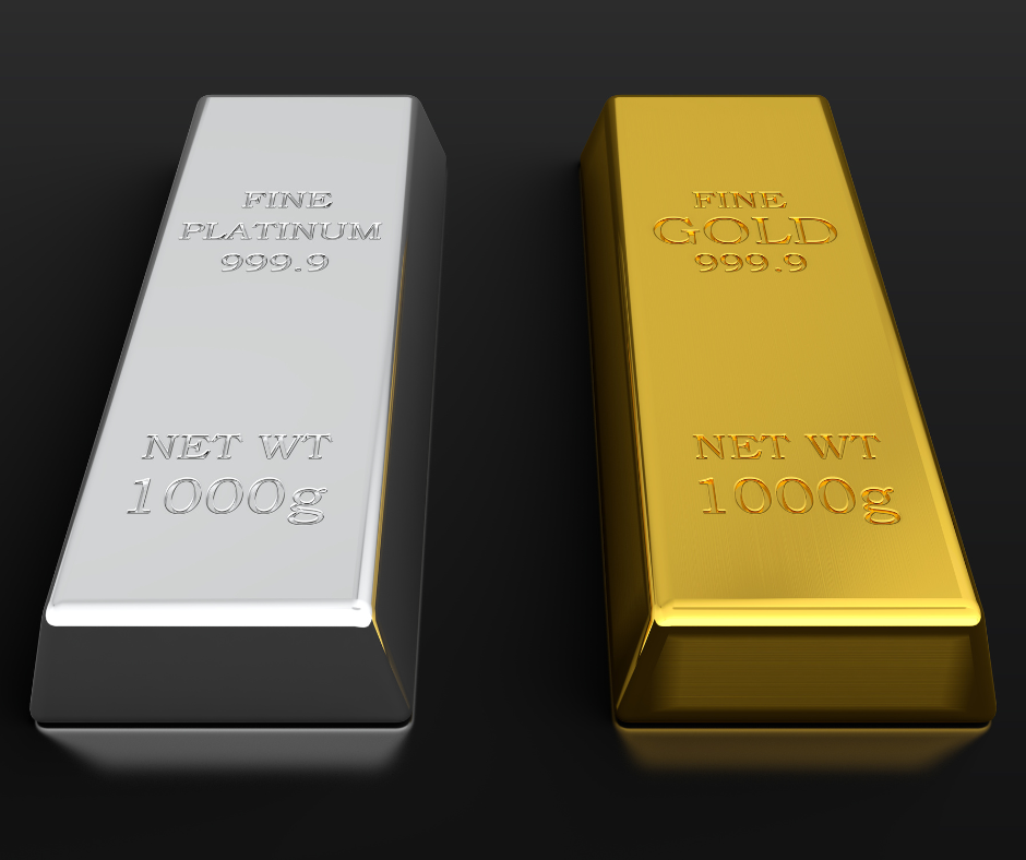 Gold and Platinum Bars