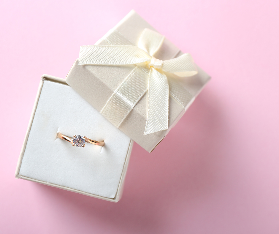 Jewellery gift wrapped