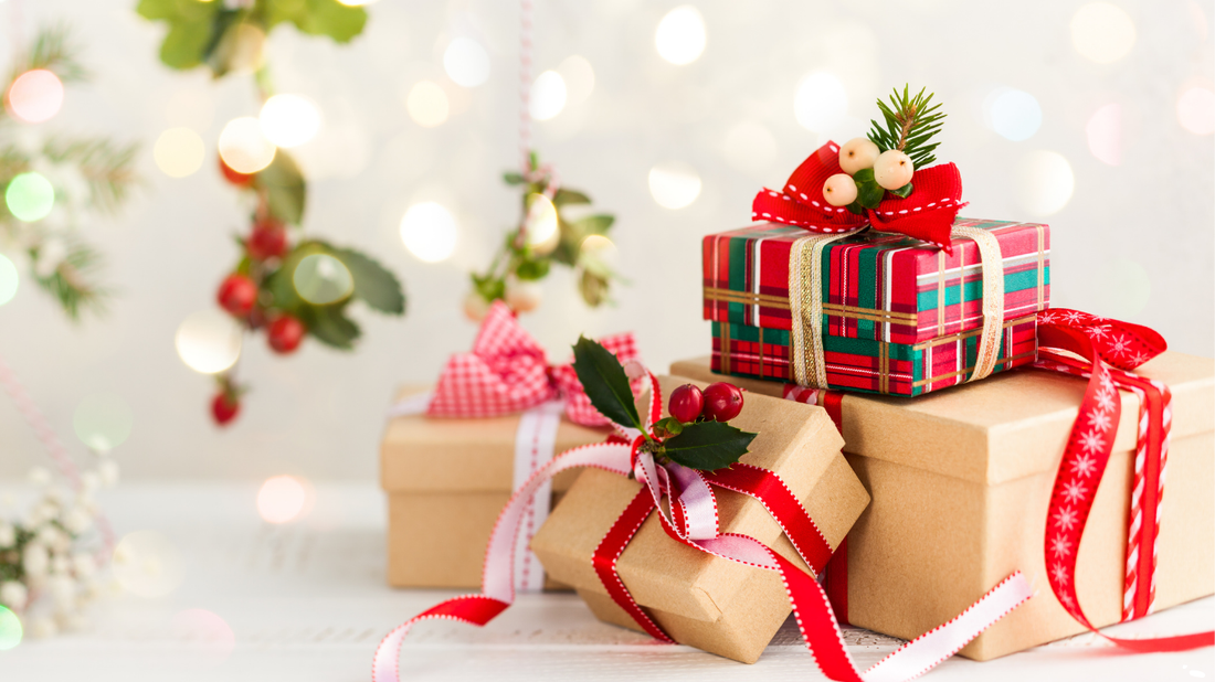 Jewellery Christmas presents wrapped