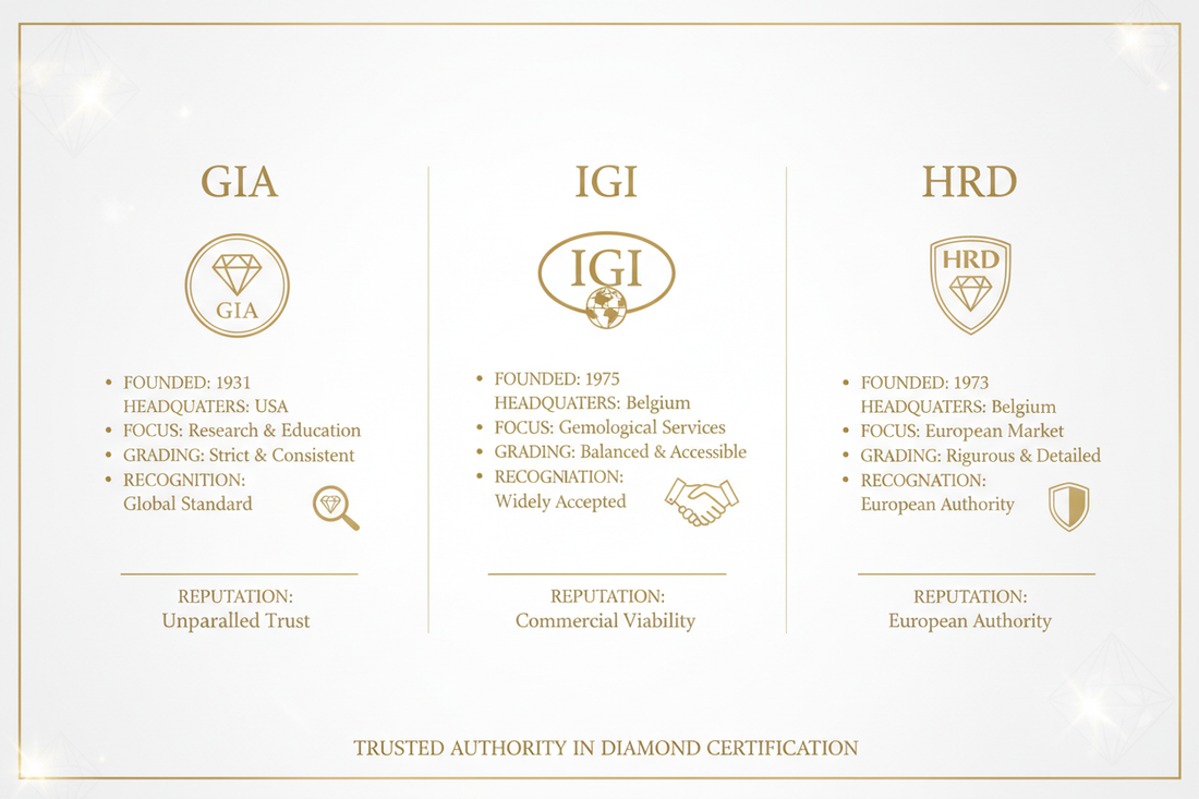 GIA vs IGI vs HRD: Which Diamond Certification Is Best? 