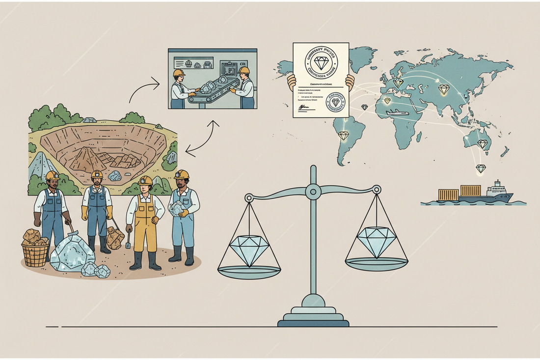 What is the Kimberley Process and does it guarantee ethical diamonds?