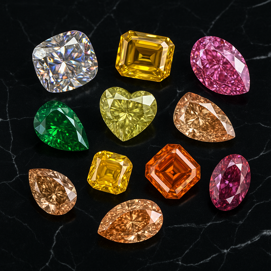 Coloured Diamonds