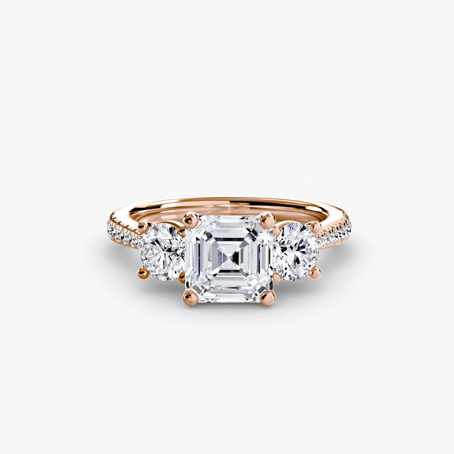 Eternelle Pavé 18K Rose Gold Ring