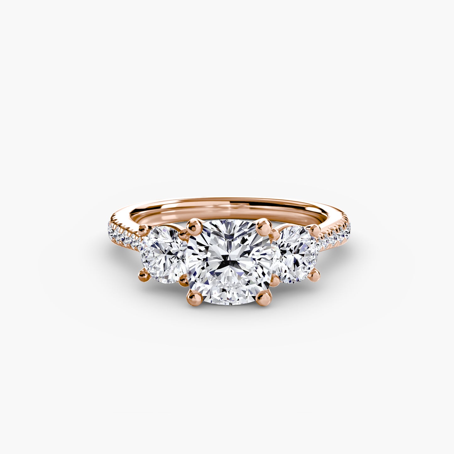 Eternelle Pavé 18K Rose Gold Ring