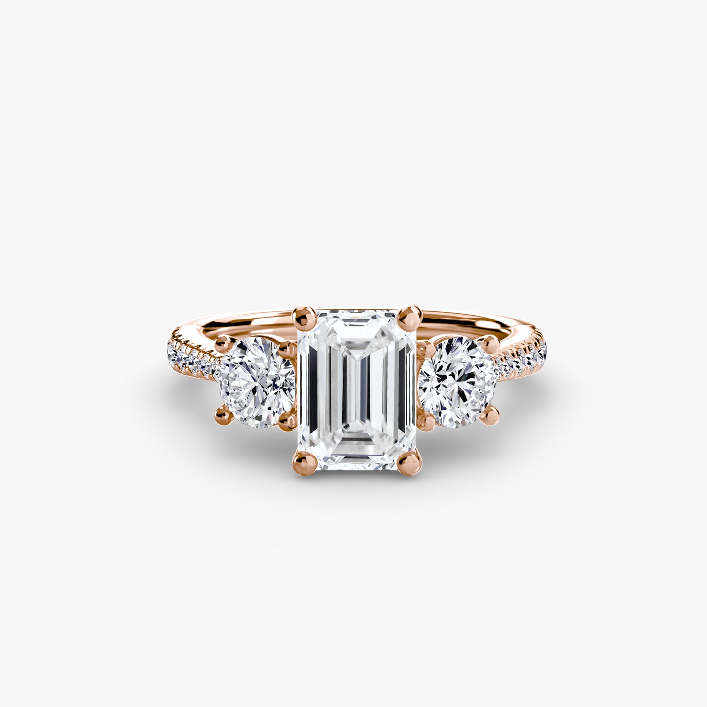 Eternelle Pavé 18K Rose Gold Ring
