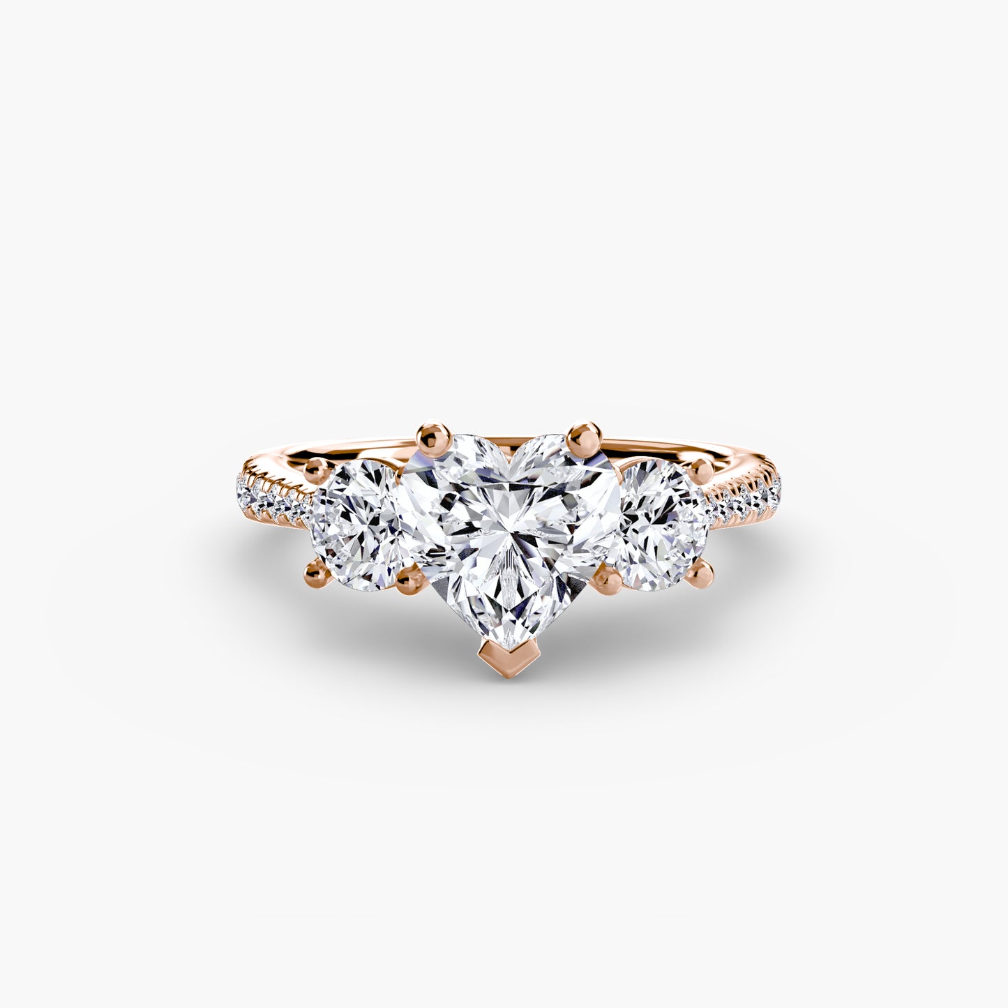 Eternelle Pavé 18K Rose Gold Ring
