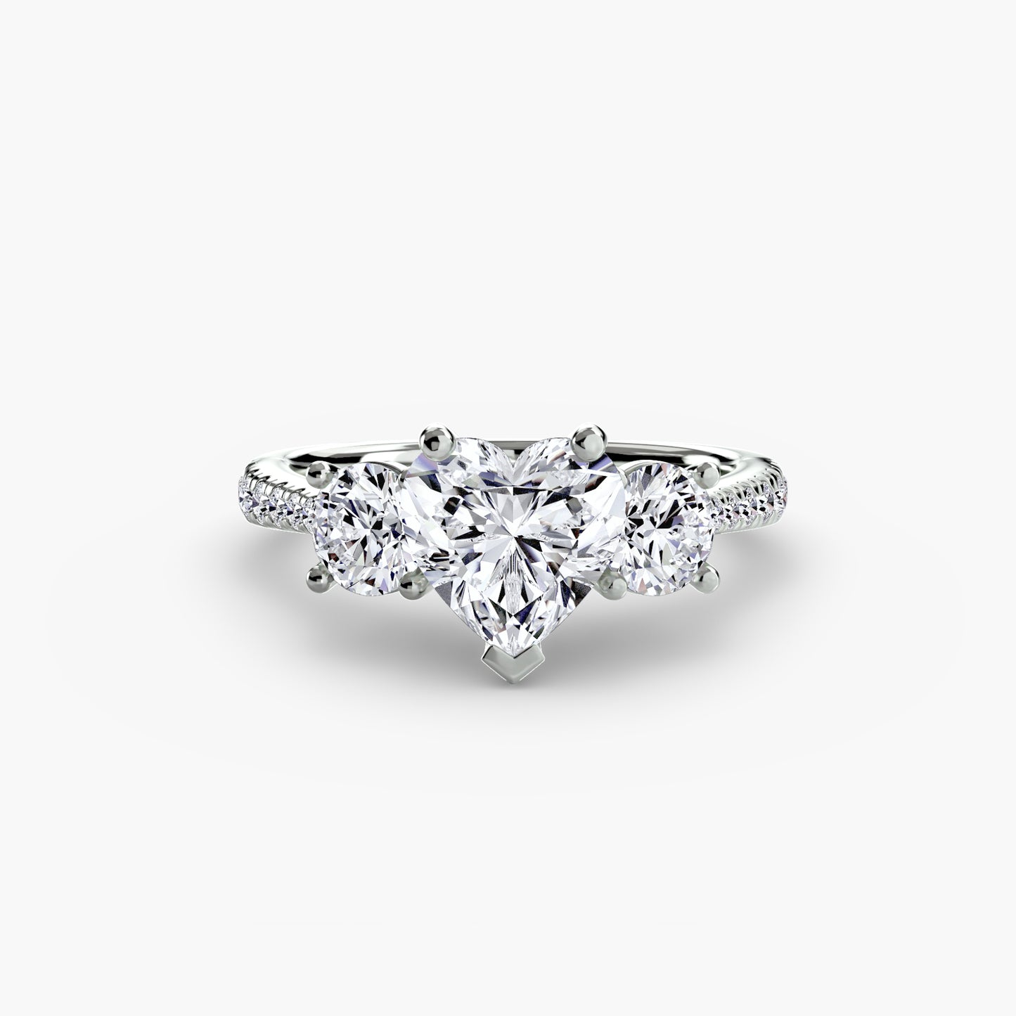 Eternelle Pavé Platinum Ring