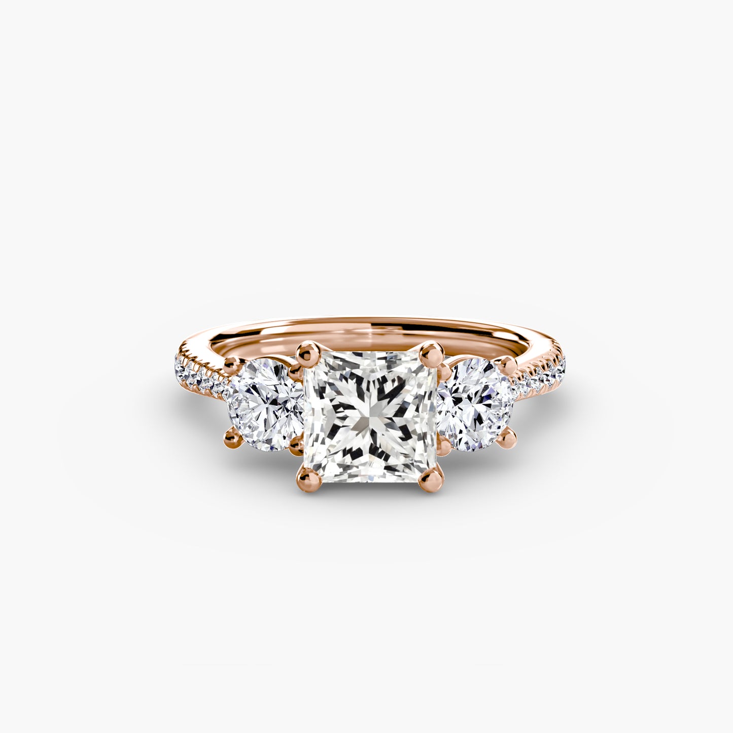 Eternelle Pavé 18K Rose Gold Ring
