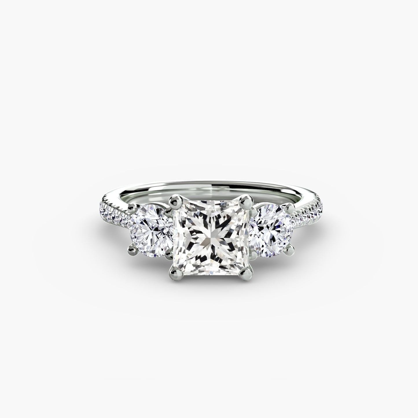Eternelle Pavé Platinum Ring