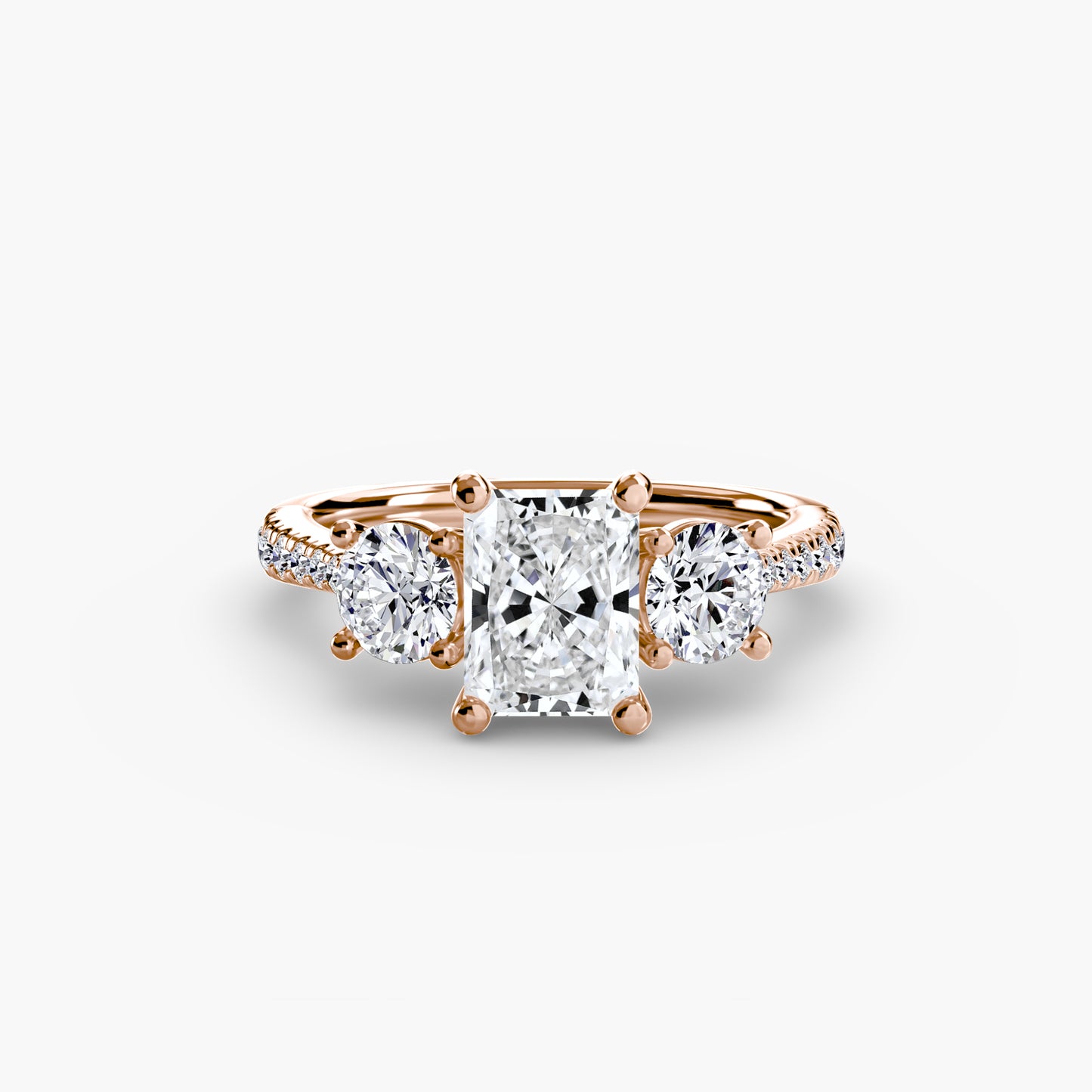 Eternelle Pavé 18K Rose Gold Ring