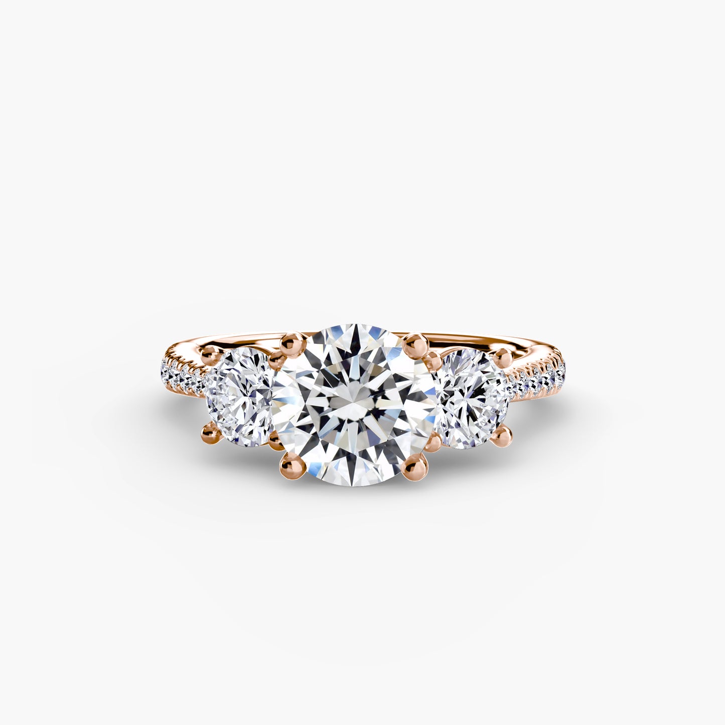 Eternelle Pavé 18K Rose Gold Ring