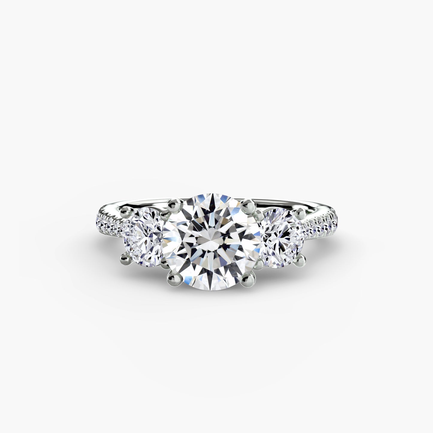 Eternelle Pavé Platinum Ring