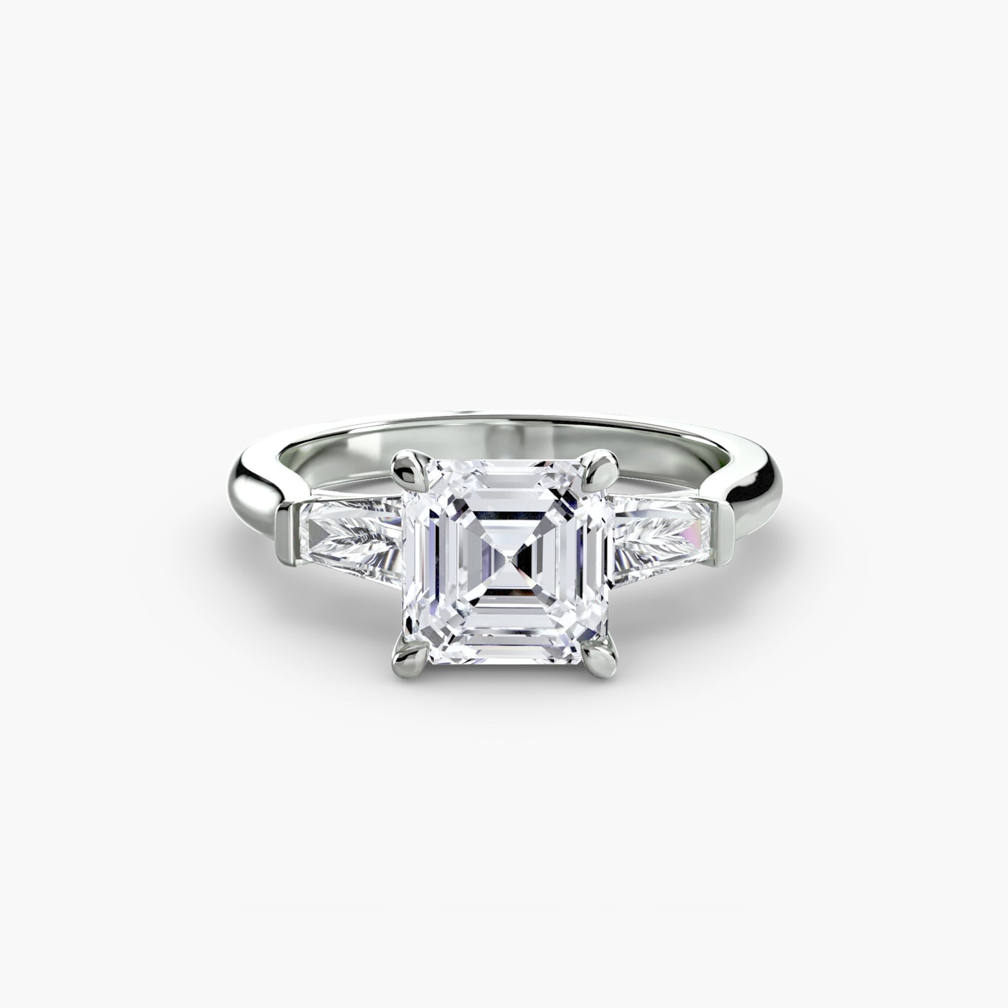 Trinity Grace III 18K White Gold Ring