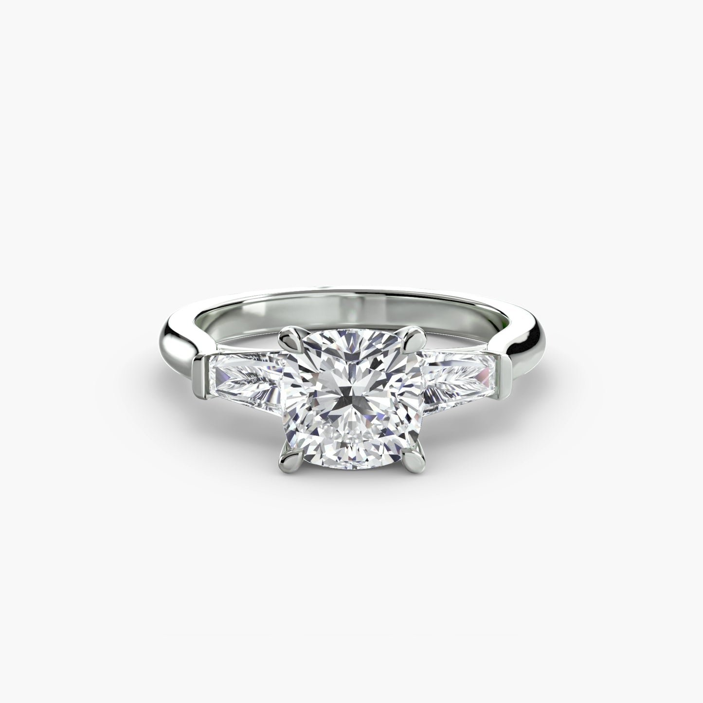 Trinity Grace III 18K White Gold Ring