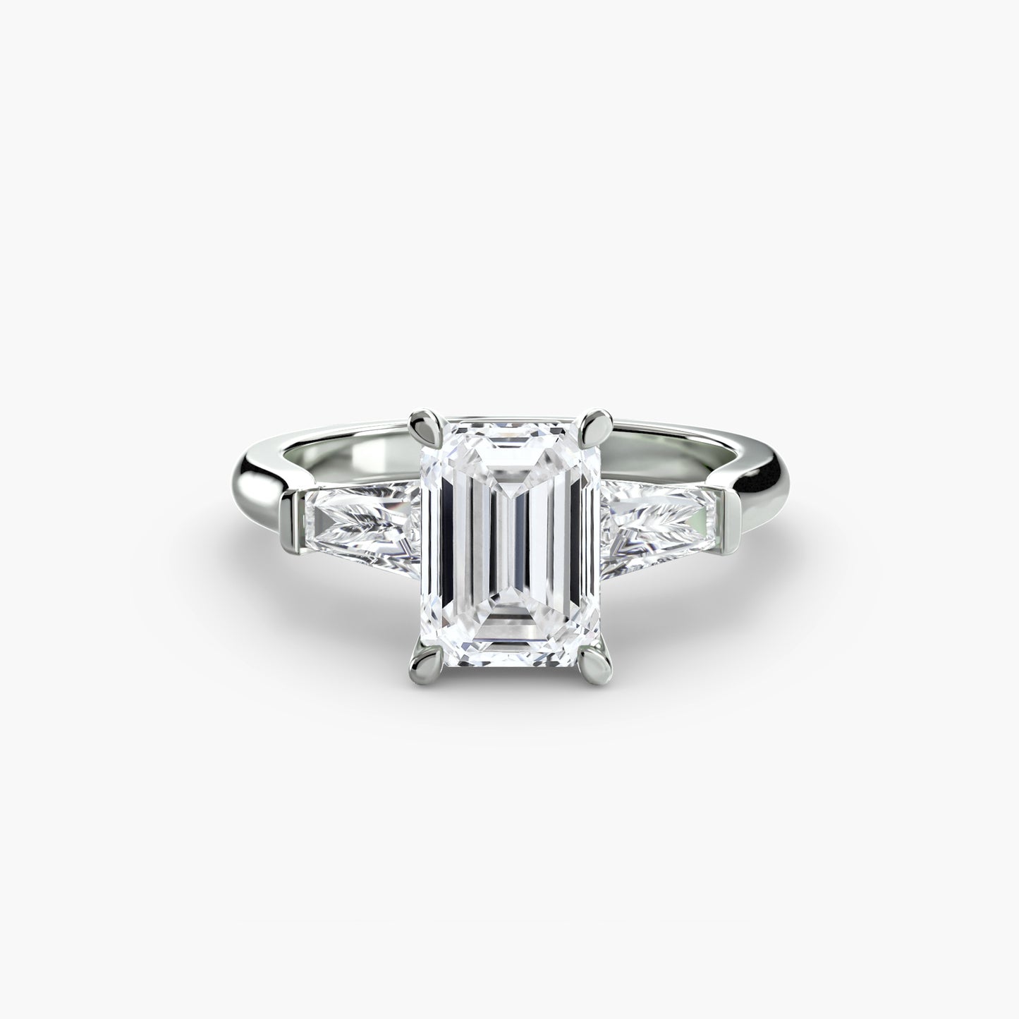 Trinity Grace III 18K White Gold Ring
