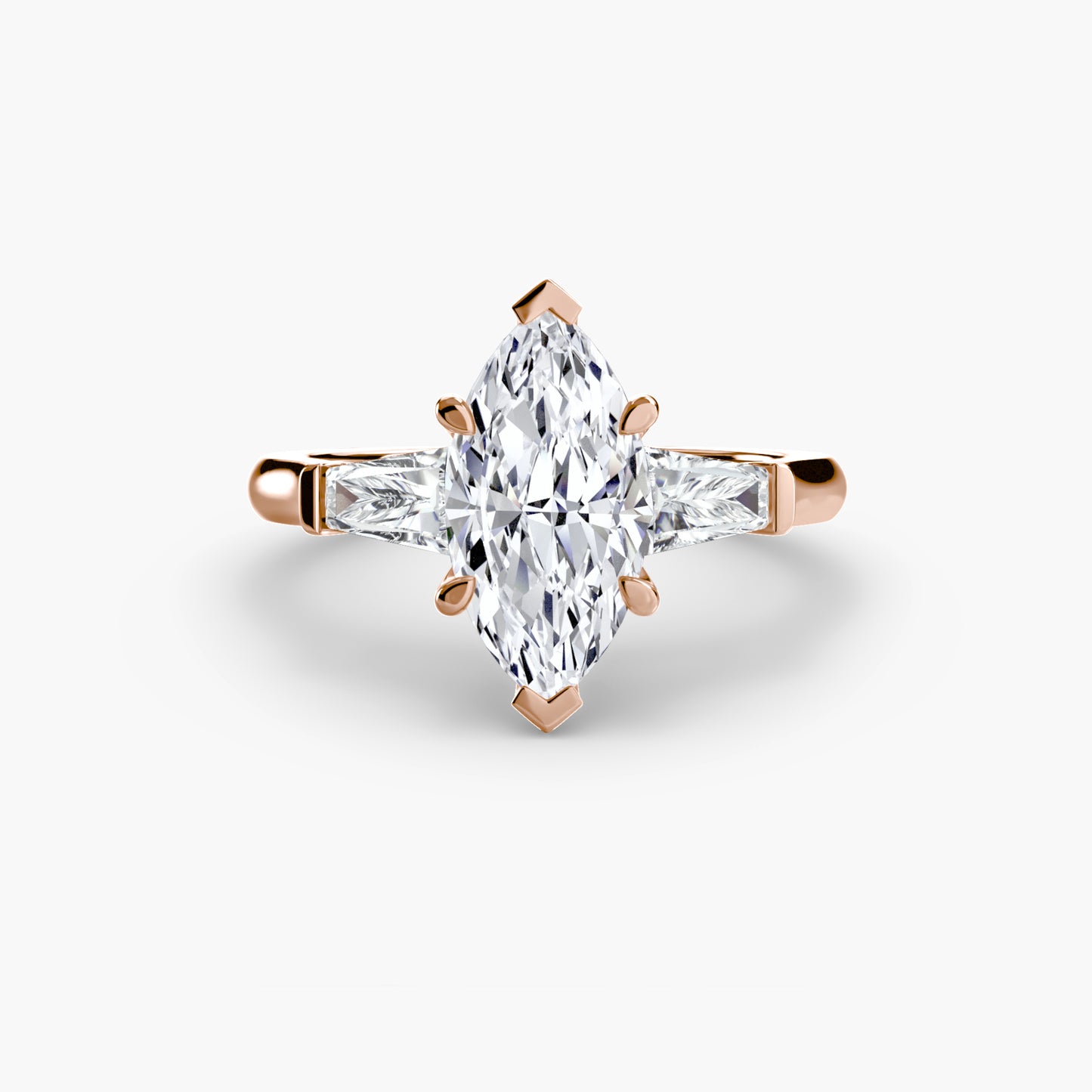 Trinity Grace III 18K Rose Gold Ring