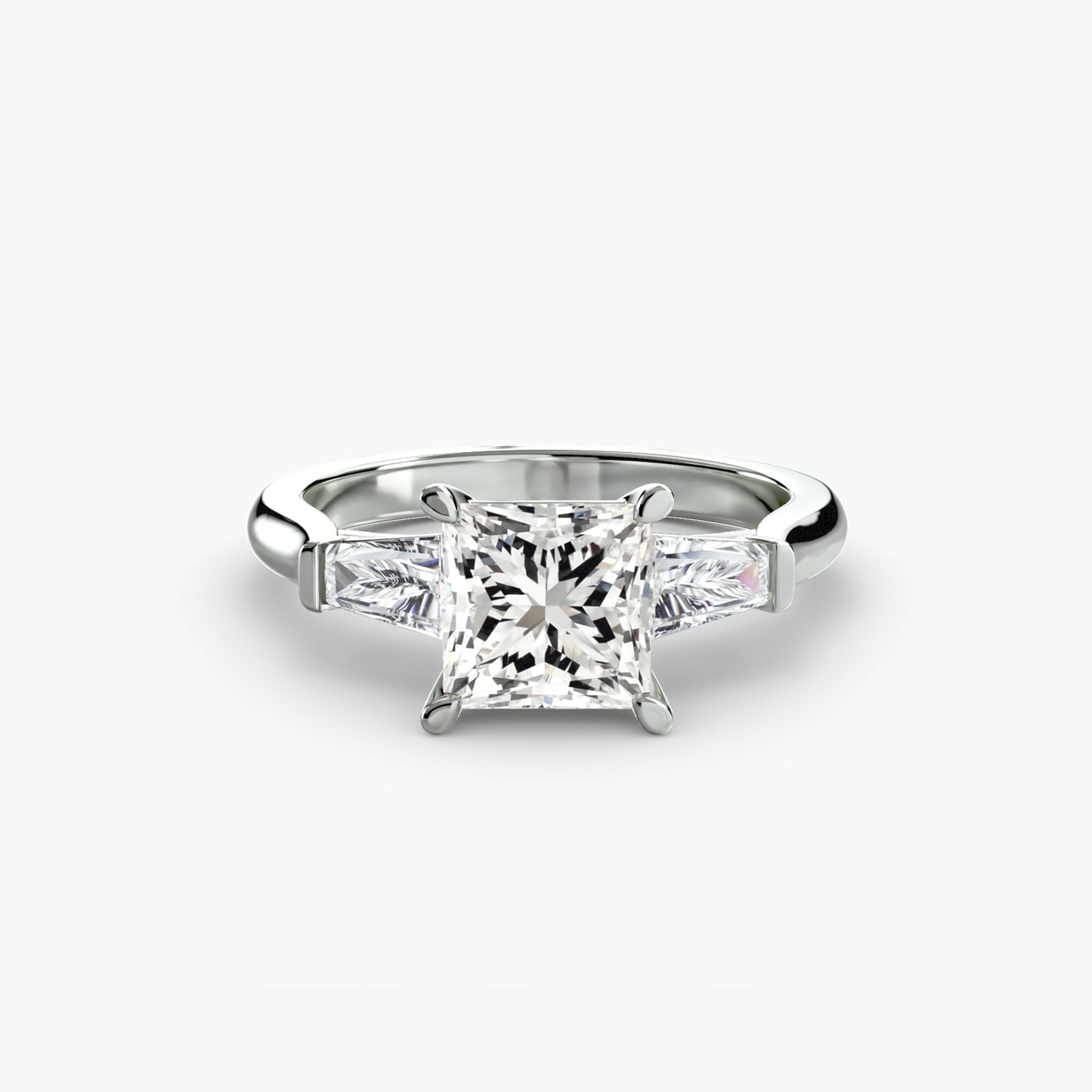 Trinity Grace III 18K White Gold Ring