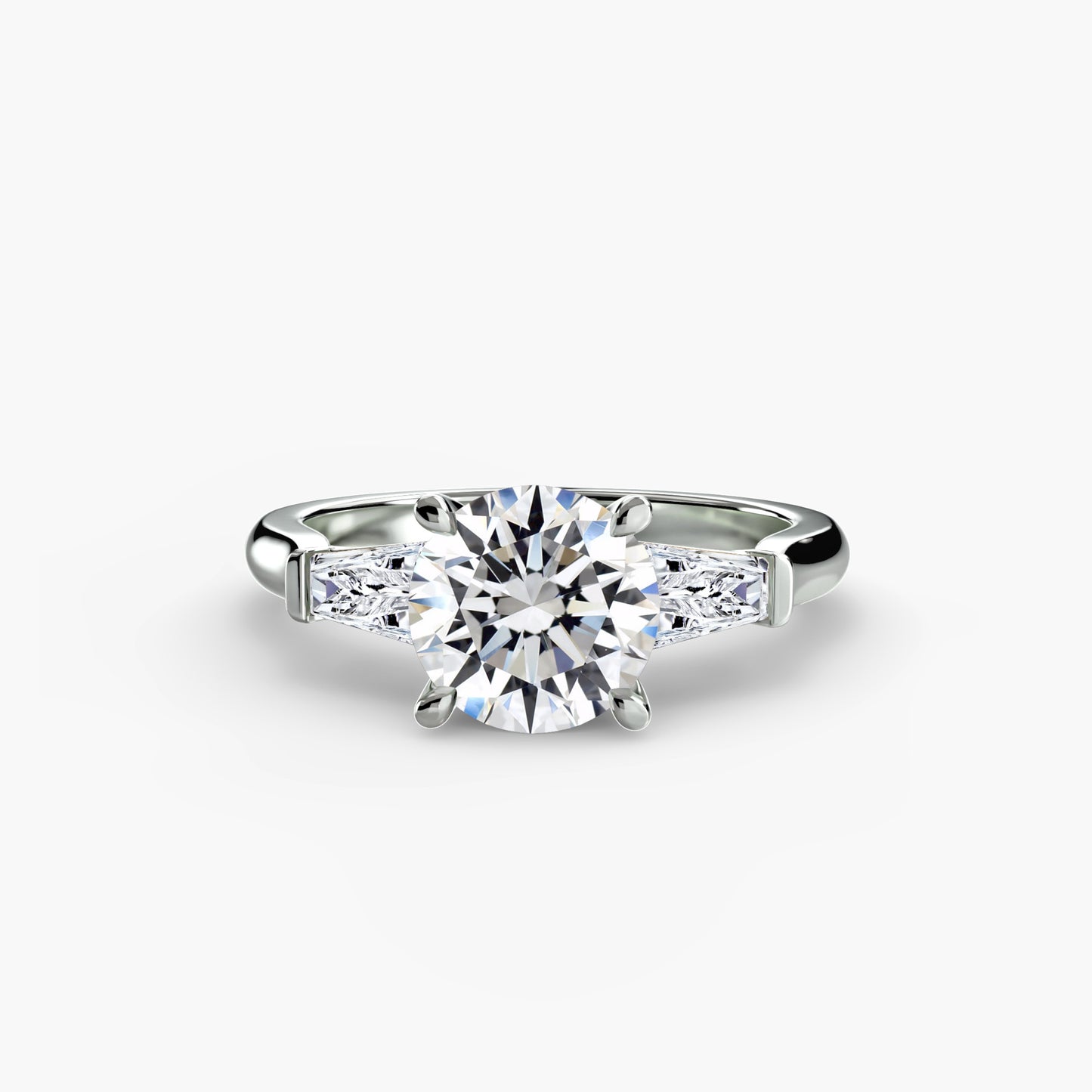 Trinity Grace III 18K White Gold Ring
