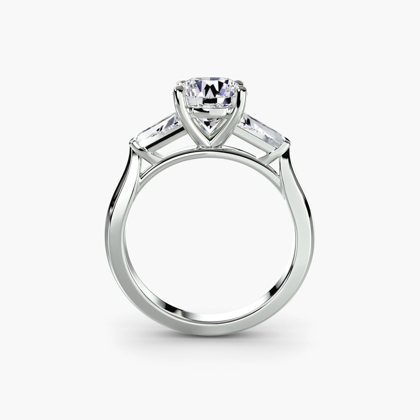 Trinity Grace III 18K White Gold Ring