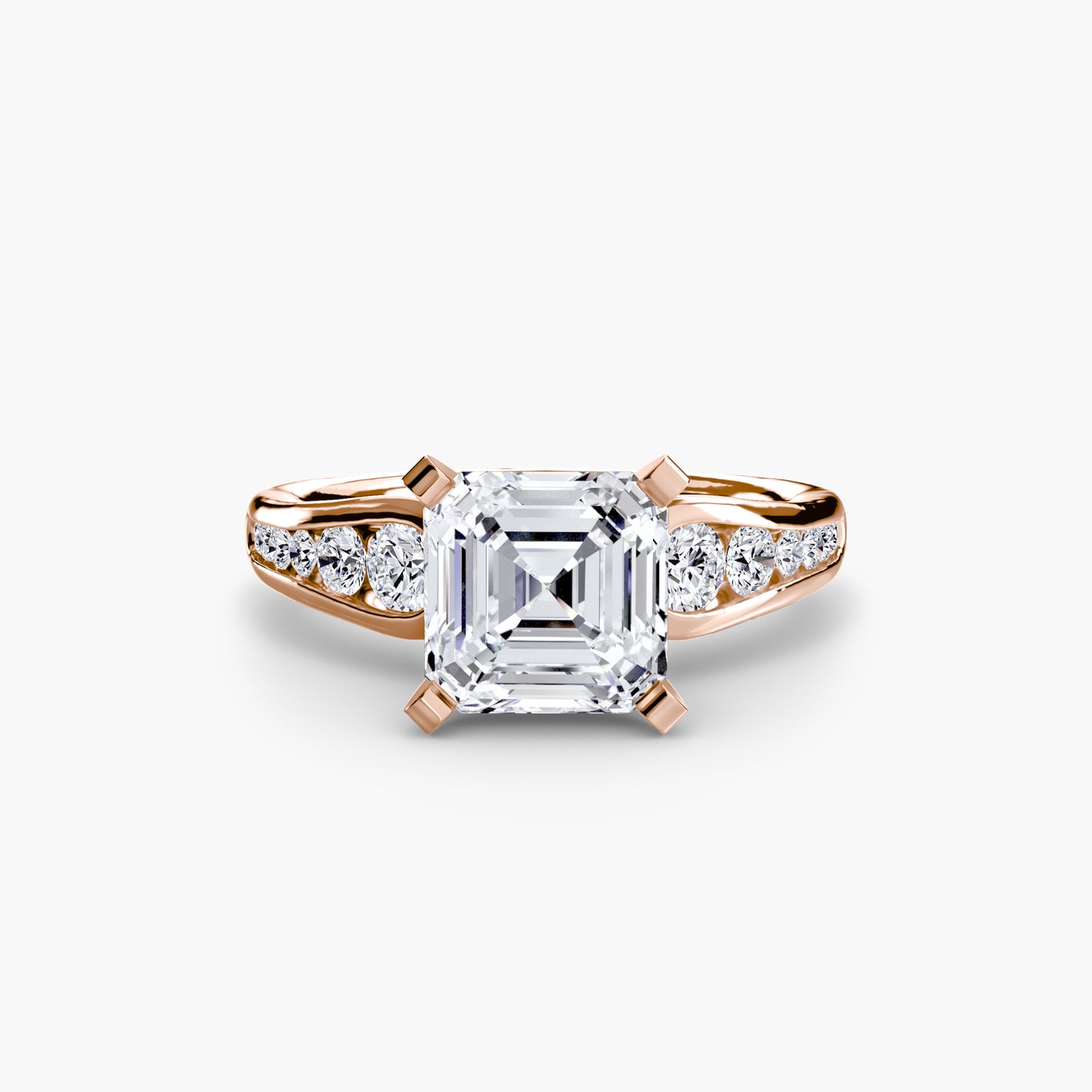 Pavé Promise II 18K Rose Gold Ring