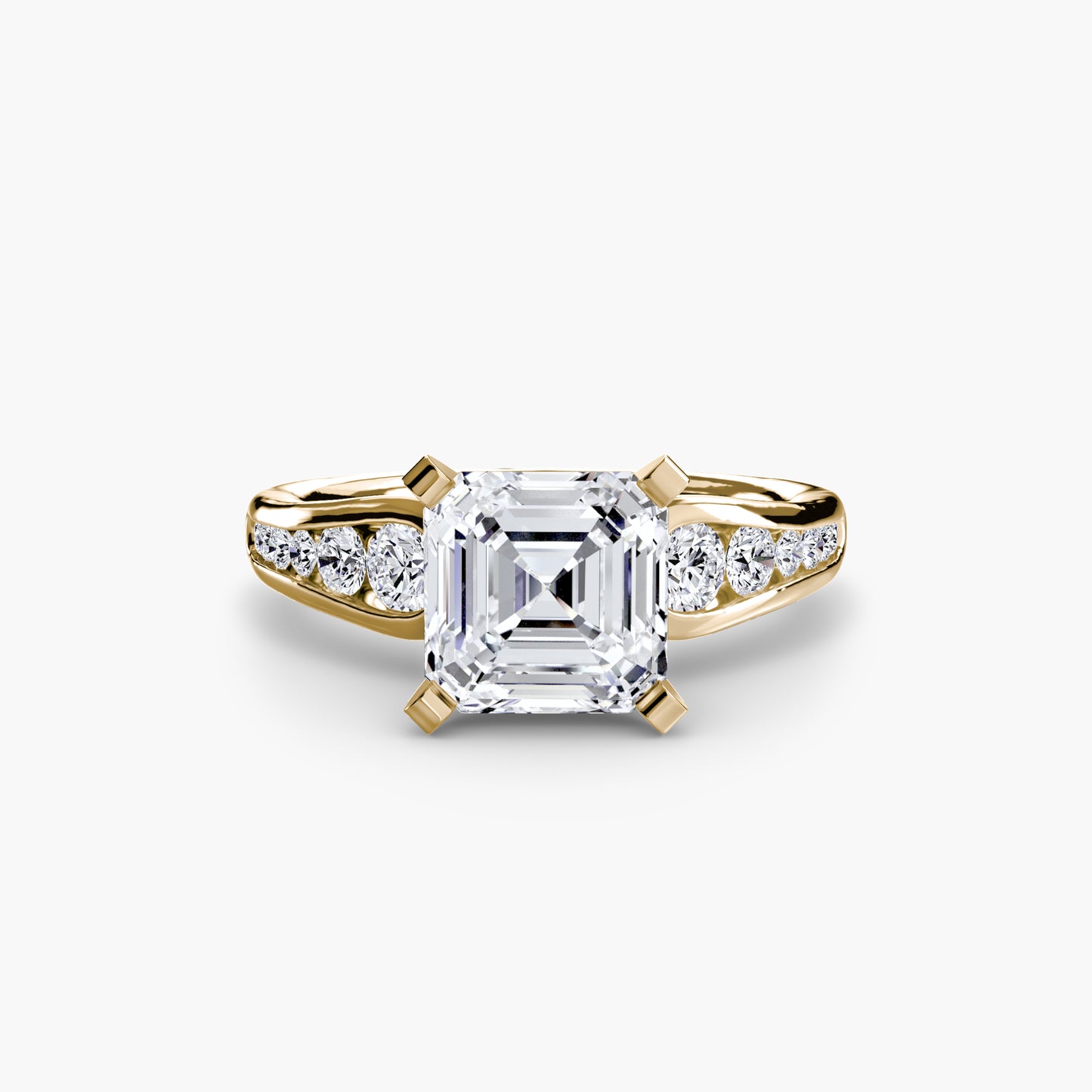 Pavé Promise II 18K Yellow Gold Ring
