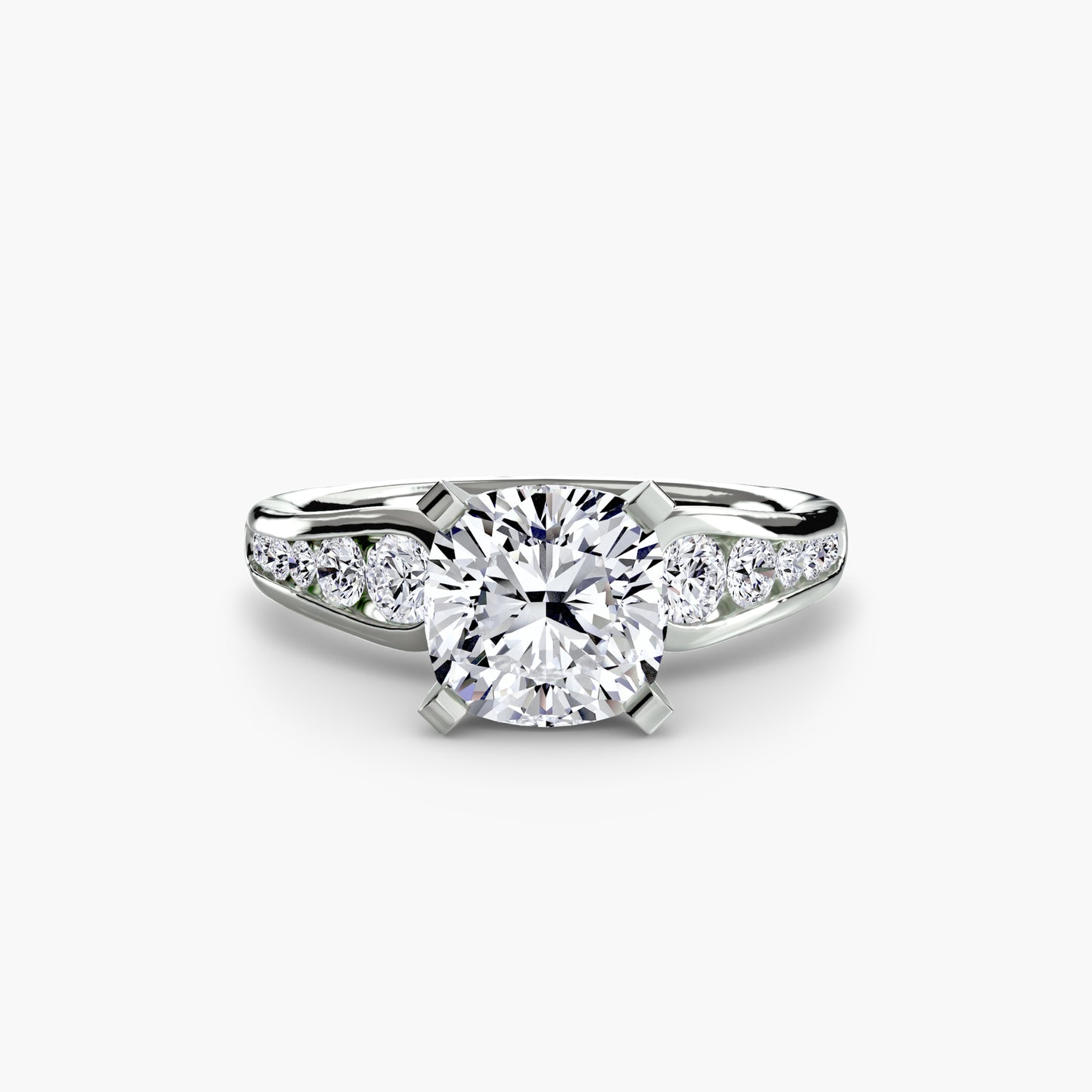 Pavé Promise II 18K White Gold Ring