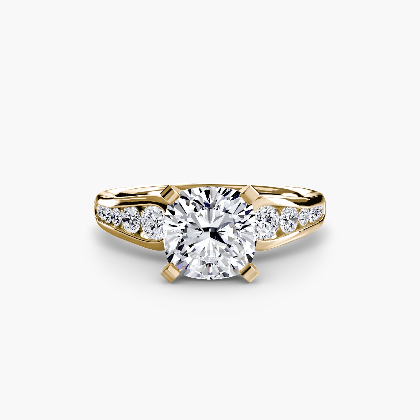 Pavé Promise II 18K Yellow Gold Ring