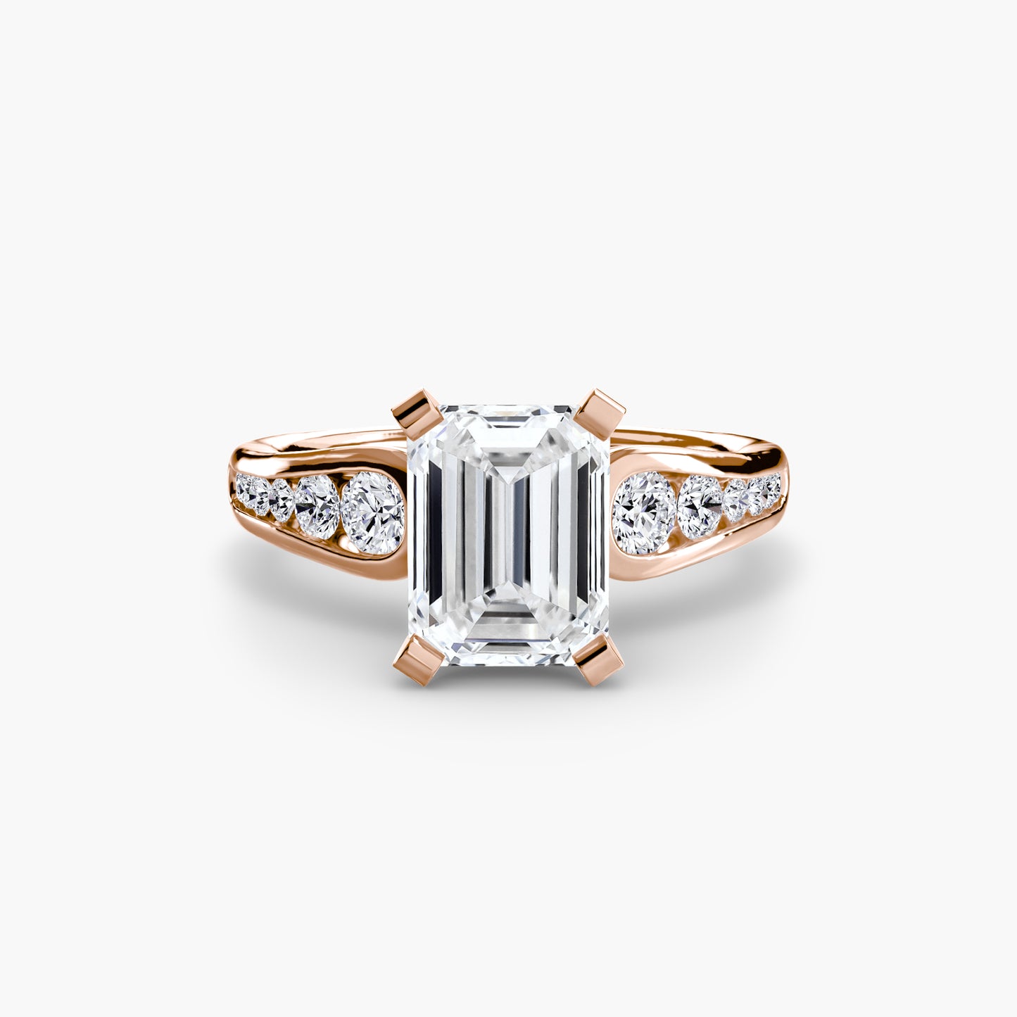 Pavé Promise II 18K Rose Gold Ring