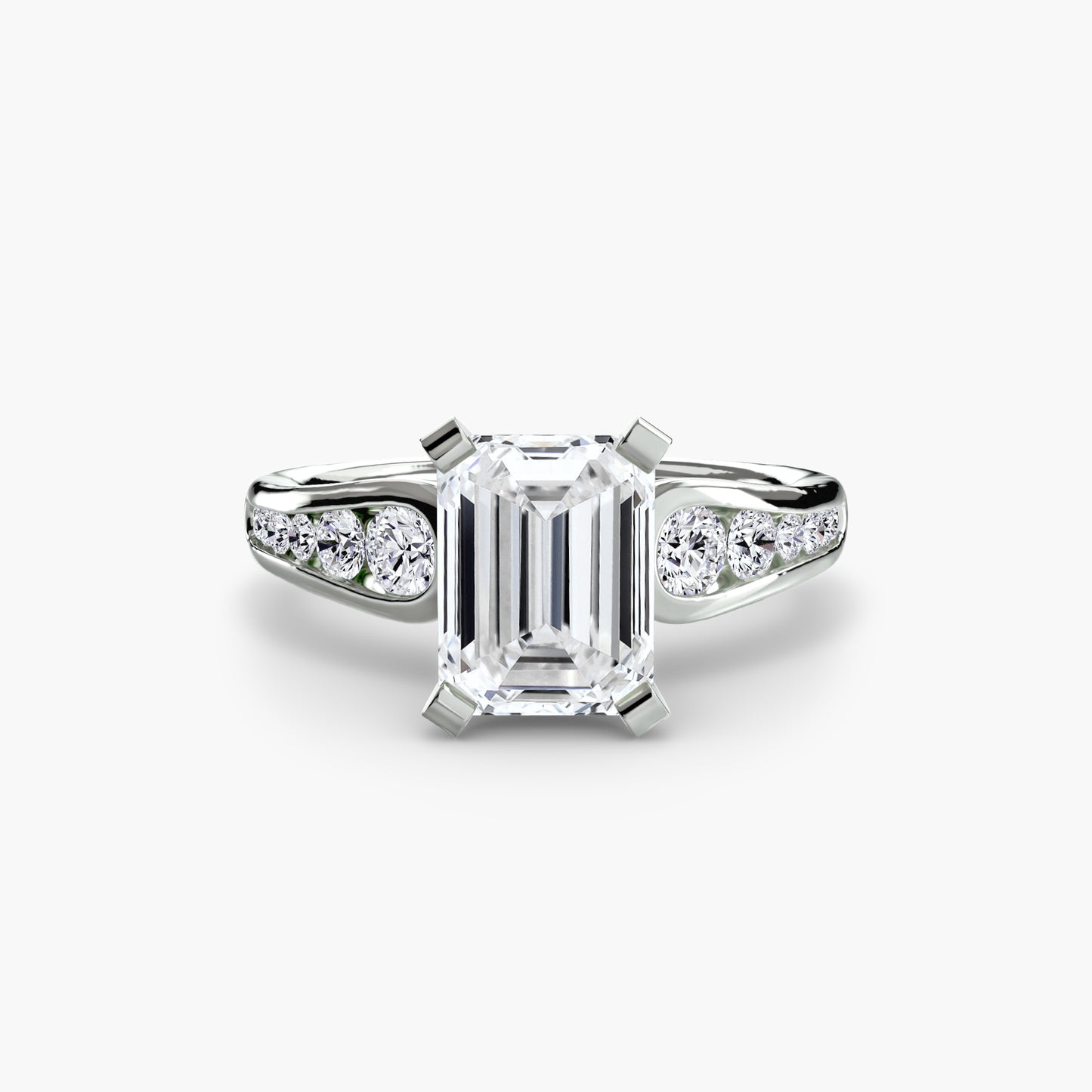 Pavé Promise II 18K White Gold Ring
