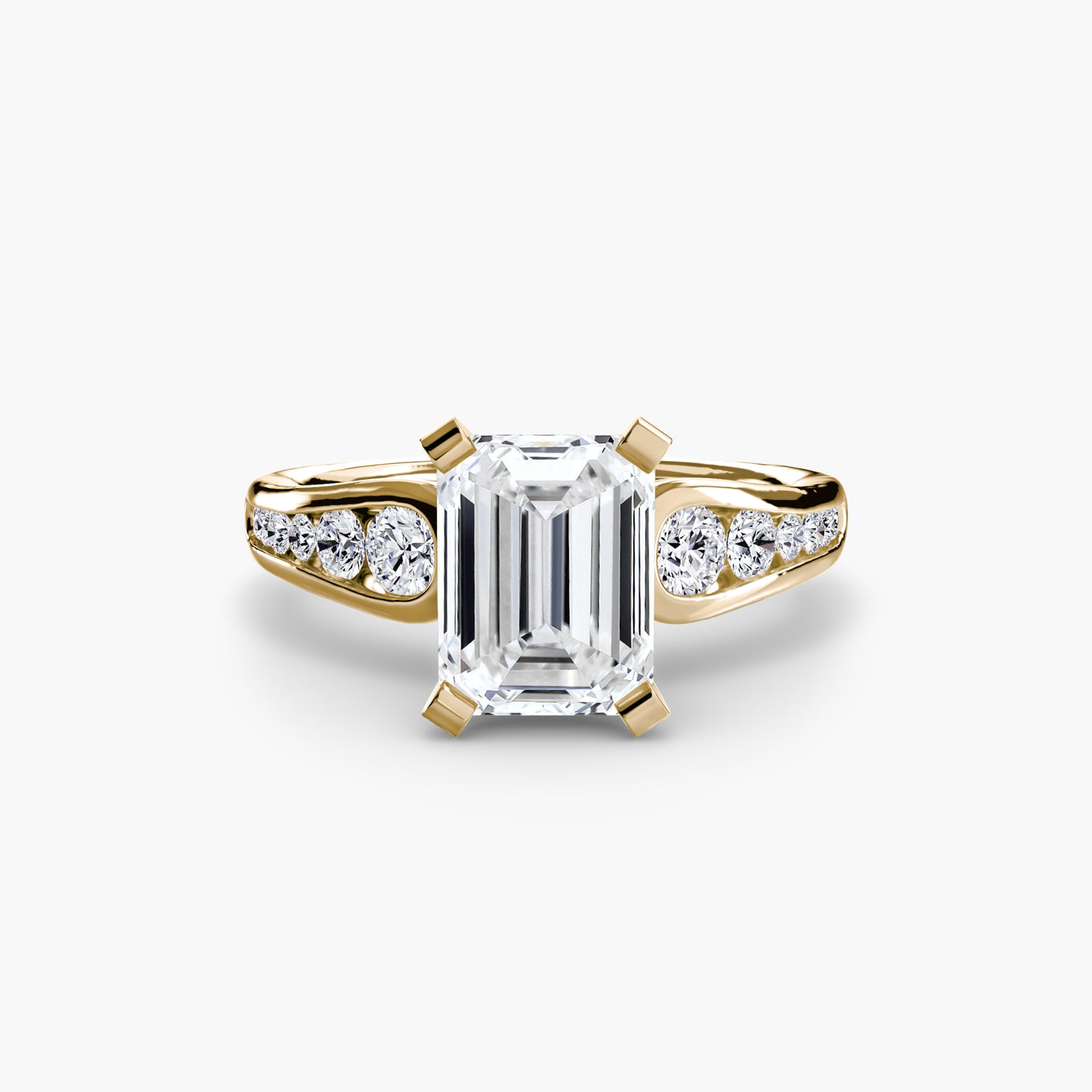Pavé Promise II 18K Yellow Gold Ring