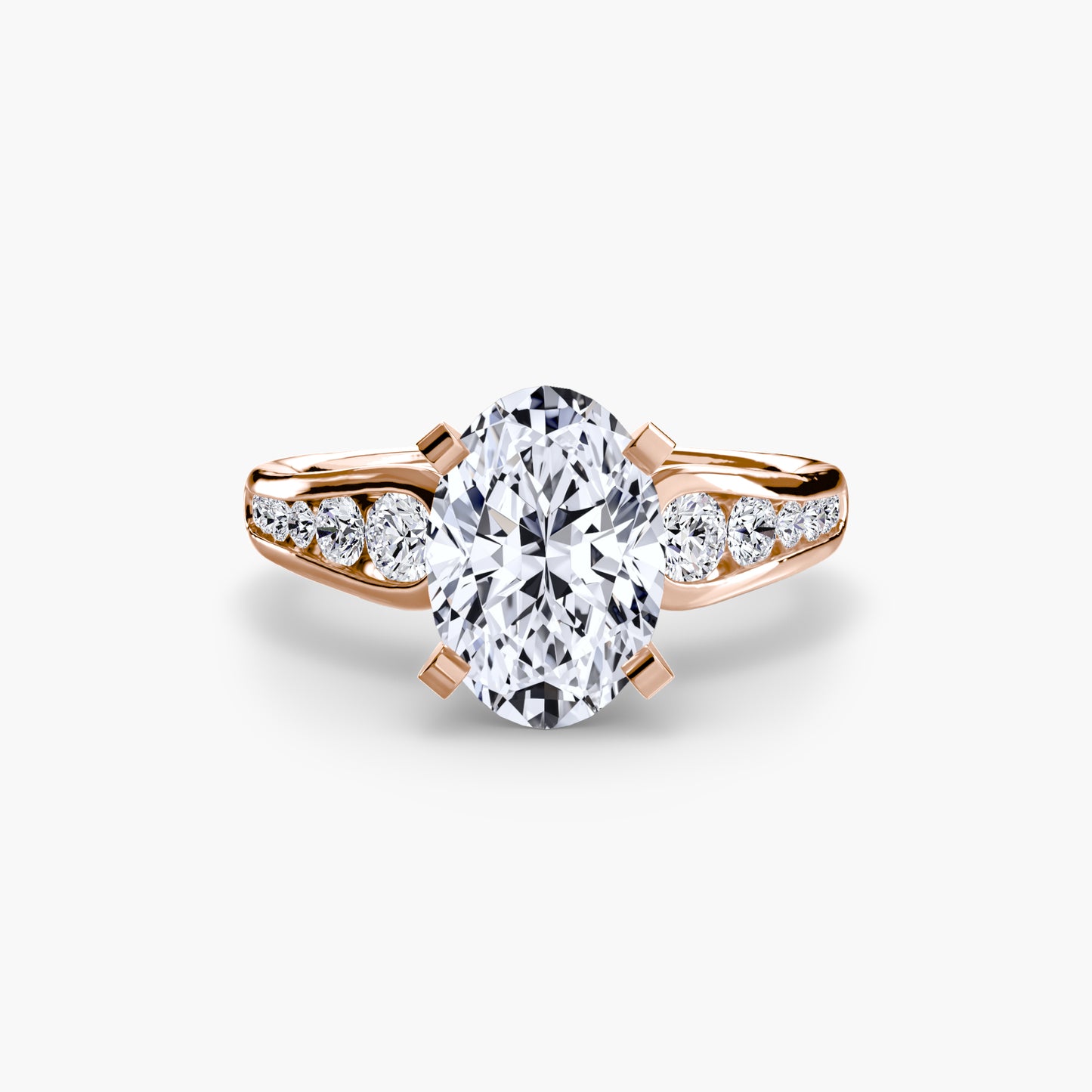 Pavé Promise II 18K Rose Gold Ring