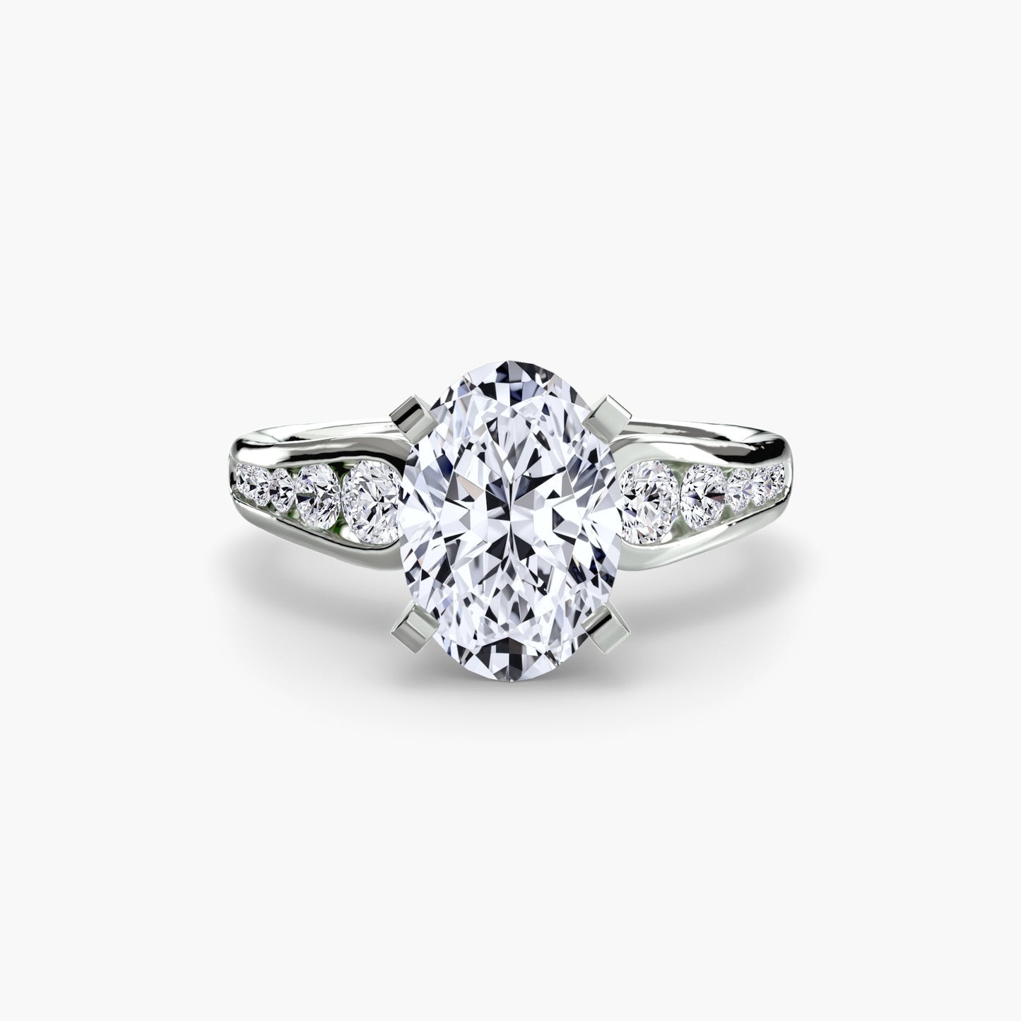 Pavé Promise II 18K White Gold Ring