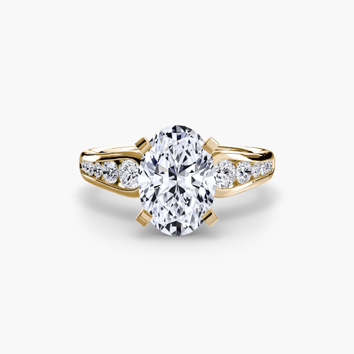 Pavé Promise II 18K Yellow Gold Ring