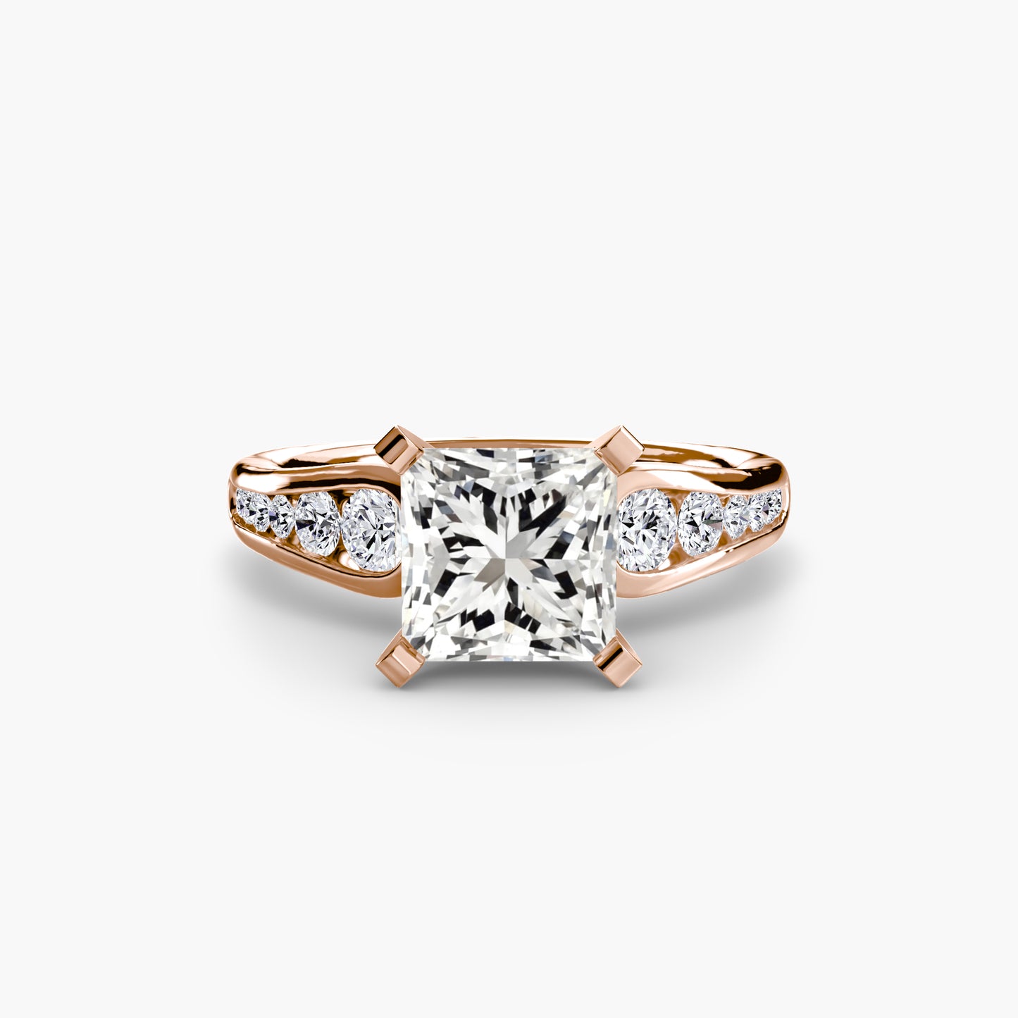 Pavé Promise II 18K Rose Gold Ring