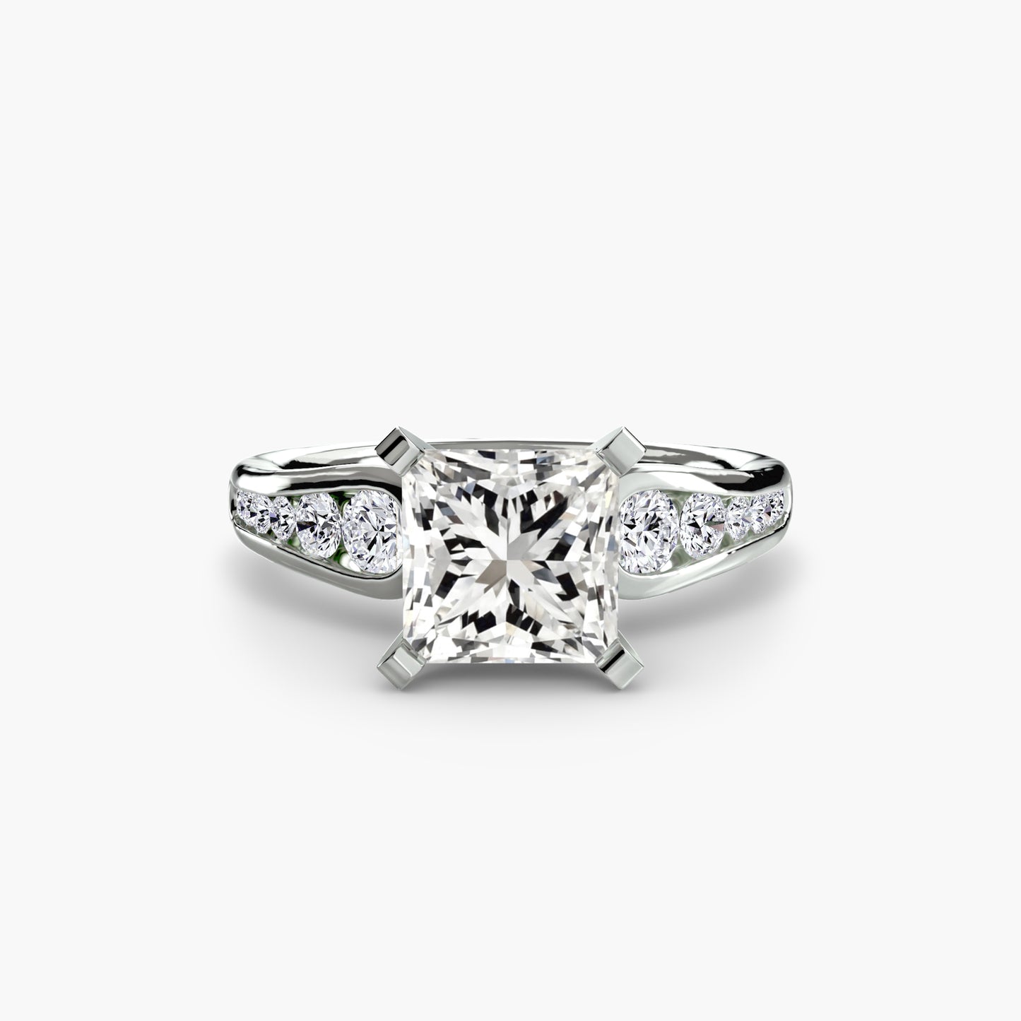 Pavé Promise II 18K White Gold Ring