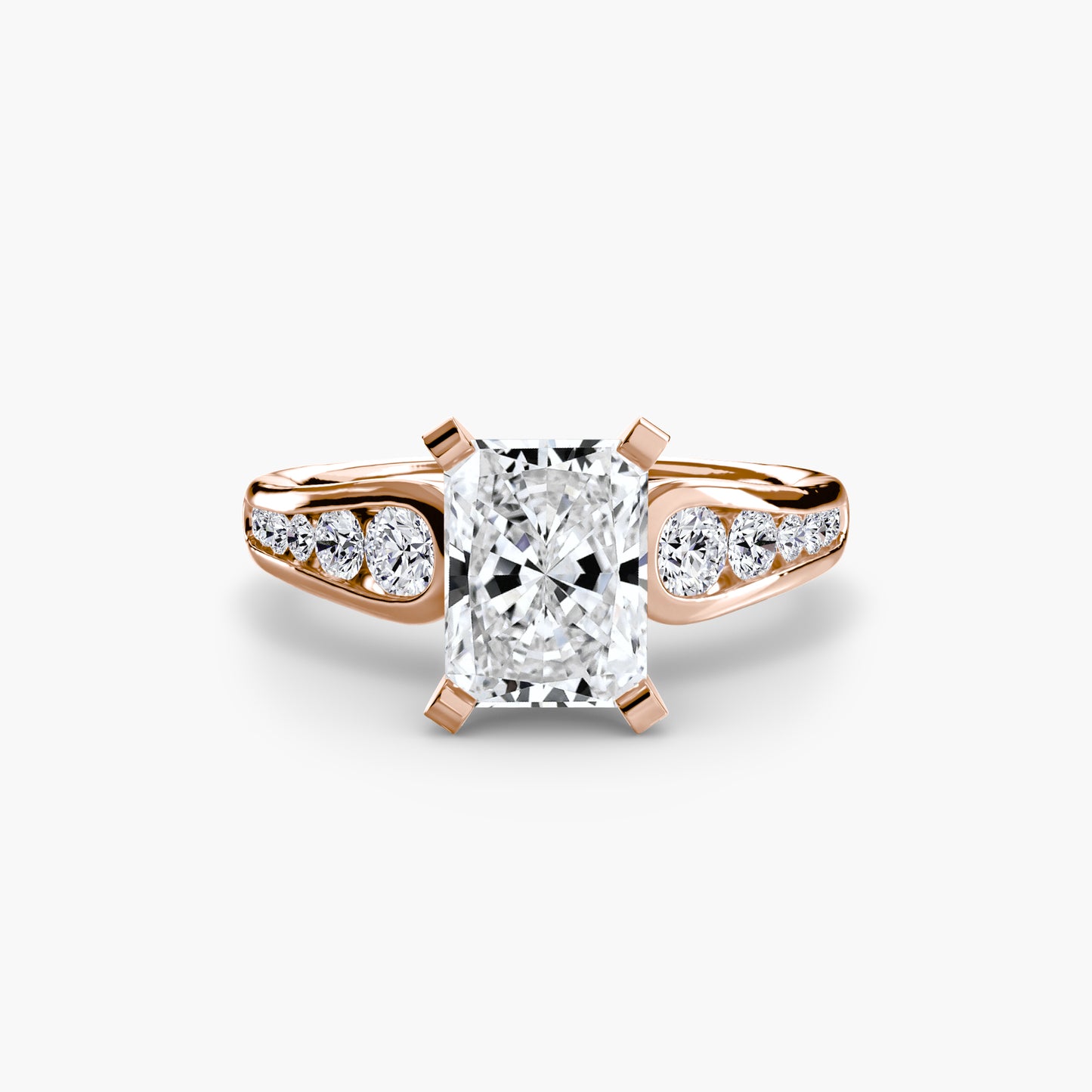 Pavé Promise II 18K Rose Gold Ring