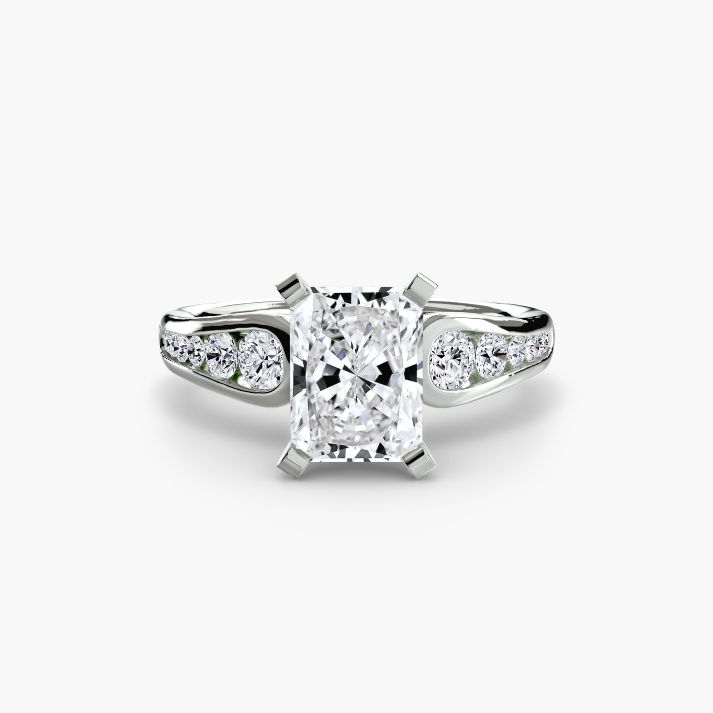 Pavé Promise II 18K White Gold Ring